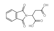 2-(1,3-dioxoisoindol-2-yl)butanedioic acid structure