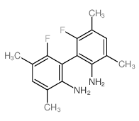 2-(2-amino-6-fluoro-3,5-dimethyl-phenyl)-3-fluoro-4,6-dimethyl-aniline结构式