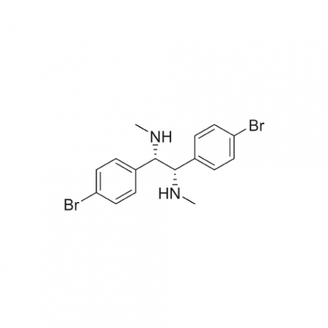 (1S,2S)-1,2-bis(4-bromophenyl)-N1,N2-dimethylethane-1,2-diamine Structure