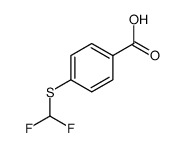 4-(difluoromethylsulfanyl)benzoic acid Structure