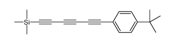 6-(4-tert-butylphenyl)hexa-1,3,5-triynyl-trimethylsilane Structure