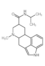 7-methyl-N-propan-2-yl-6,6a,8,9,10,10a-hexahydro-4H-indolo[4,3-fg]quinoline-9-carboxamide结构式