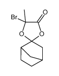 spiro[norboman-2,2'-(5'-bromo-5'-methyl-1',3'-dioxolan-4'-one)] Structure