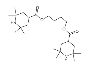 1,4-butylene 2,2,6,6-tetramethylpiperidine-4-carboxylate结构式