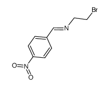 2-bromo-N-(4-nitrobenzylidene)ethylamine Structure