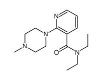 N,N-diethyl-2-(4-methylpiperazin-1-yl)pyridine-3-carboxamide结构式