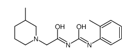 N-[(2-methylphenyl)carbamoyl]-2-(3-methylpiperidin-1-yl)acetamide Structure