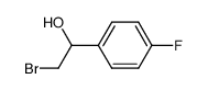 2-bromo-1-(4-fluorophenyl)ethanol结构式