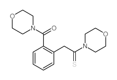 morpholin-4-yl-[2-(2-morpholin-4-yl-2-sulfanylidene-ethyl)phenyl]methanone picture