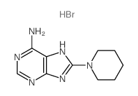 8-(1-piperidyl)-7H-purin-6-amine picture