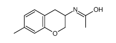 N-(7-methyl-3,4-dihydro-2H-chromen-3-yl)acetamide Structure