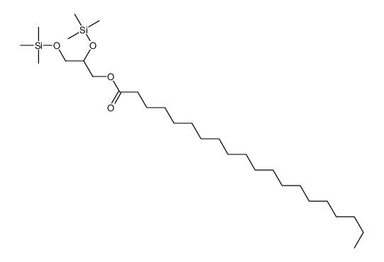 Icosanoic acid 2,3-bis(trimethylsilyloxy)propyl ester structure