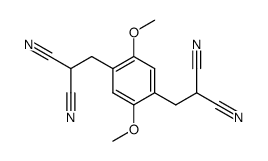 (2,5-dimethoxy-p-xylylene)-di-malononitrile结构式