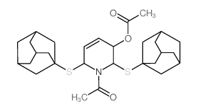 1-Acetyl-2,6-bis(1-adamantylthio)-1,2,3,6-tetrahydro-3-pyridinyl acetate picture