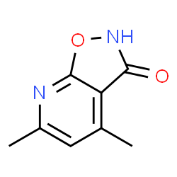 Isoxazolo[5,4-b]pyridin-3(2H)-one, 4,6-dimethyl- (9CI)结构式