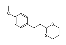 2-[2-(4-methoxyphenyl)ethyl]-1,3-dithiane Structure