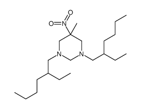 1,3-Bis(2-ethylhexyl)hexahydro-5-methyl-5-nitropyrimidine Structure