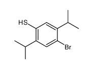 4-bromo-2,5-di(propan-2-yl)benzenethiol结构式
