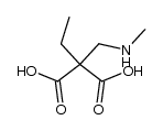 ethyl-methylaminomethyl-malonic acid Structure