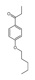 1-(4-pentoxyphenyl)propan-1-one结构式