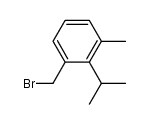 2-Isopropyl-3-methylbenzylbromid Structure