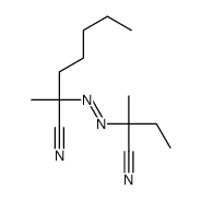 2-(2-cyanobutan-2-yldiazenyl)-2-methylheptanenitrile Structure