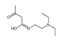 N-[2-(diethylamino)ethyl]-3-oxobutanamide Structure