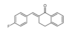 (2E)-2-[(4-fluorophenyl)methylidene]-3,4-dihydronaphthalen-1-one Structure