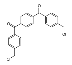 [4-[4-(chloromethyl)benzoyl]phenyl]-[4-(chloromethyl)phenyl]methanone Structure
