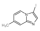 3-碘-7-甲基咪唑并[1,2-a]吡啶结构式