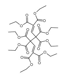 hexa-1,5-dien-1,1,3,3,4,4,6,6-octacarboxylic acid octaethyl ester Structure
