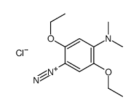 4-(dimethylamino)-2,5-diethoxybenzenediazonium,chloride结构式