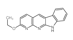 1H-Indolo[2,3-b][1,8]naphthyridine, 2-ethoxy- structure