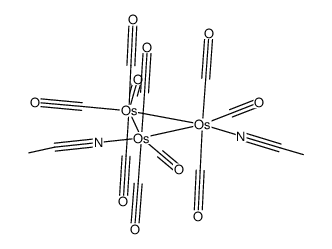 Os3(CO)10(NCCH3)2 Structure