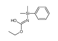 ethyl N-[dimethyl(phenyl)silyl]carbamate结构式