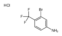 3-bromo-4-(trifluoromethyl)aniline,hydrochloride Structure