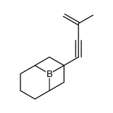 9-(3-methylbut-3-en-1-ynyl)-9-borabicyclo[3.3.1]nonane结构式