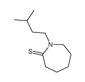 1-(3-methylbutyl)azepane-2-thione Structure