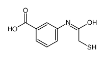 3-[(2-sulfanylacetyl)amino]benzoic acid Structure