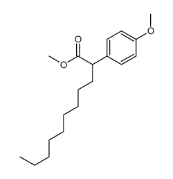 methyl 2-(4-methoxyphenyl)undecanoate结构式