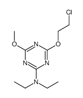 4-(2-chloroethoxy)-N,N-diethyl-6-methoxy-1,3,5-triazin-2-amine Structure