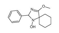 1-hydroxy-4-methoxy-2-phenyl-1,3-diazaspiro[4.5]dec-3-ene Structure