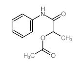 1-(phenylcarbamoyl)ethyl acetate结构式