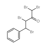 2-Butanone,1,1,3,4-tetrabromo-4-phenyl-结构式
