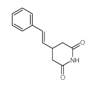 2,6-Piperidinedione,4-(2-phenylethenyl)- structure