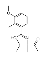 N-(2,3-dimethyl-4-oxopentan-3-yl)-3-methoxy-2-methylbenzamide Structure
