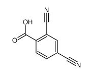 2,4-dicyanobenzoic acid Structure