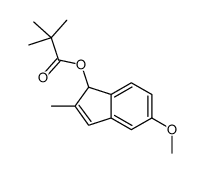 (5-methoxy-2-methyl-1H-inden-1-yl) 2,2-dimethylpropanoate Structure