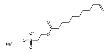 sodium 2-sulphonatoethyl undec-10-enoate Structure