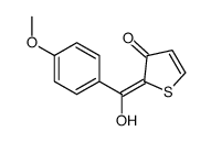 2-[hydroxy-(4-methoxyphenyl)methylidene]thiophen-3-one结构式